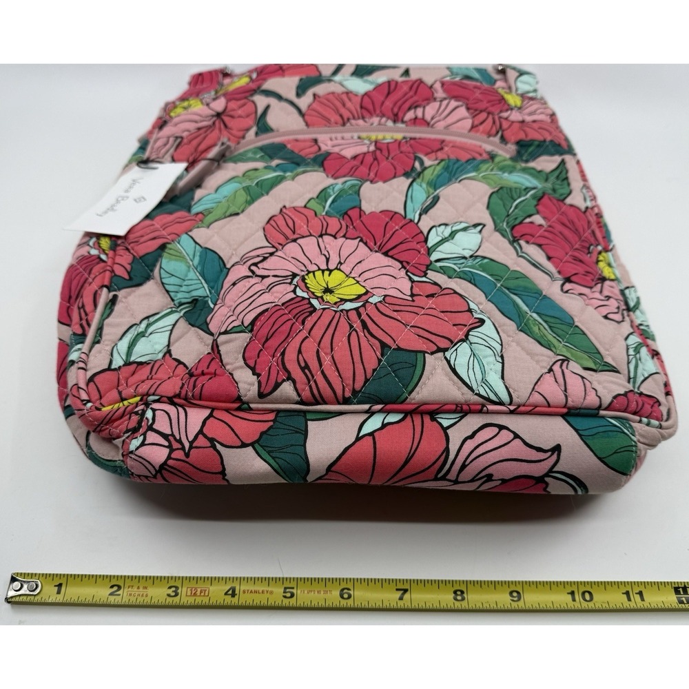 Vera‎ Bradley Quilted Floral Crossbody Shoulder Bag Pink Adjustable Strap NWT - Picture 11 of 14